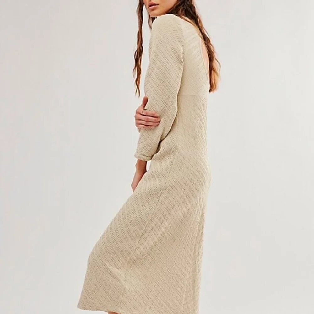 NWOT Free People Gabby Seamless Midi Dress
